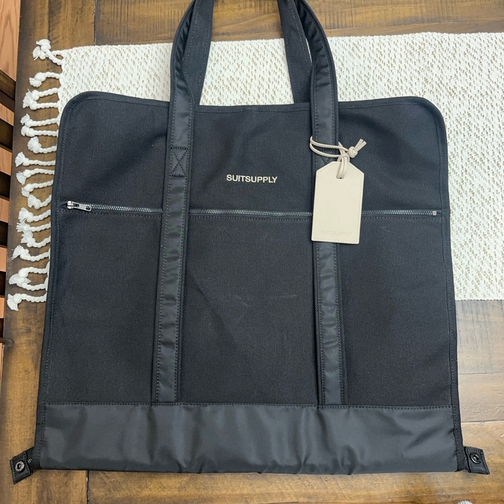 Suitsupply Elegant Black Travel Bag